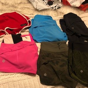 Size 2 and 4 Lululemon speed shorts